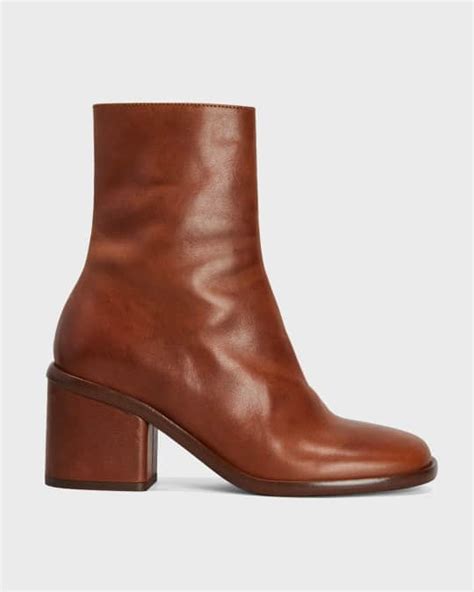 Shop Chloé Meganne Leather Ankle Boots 